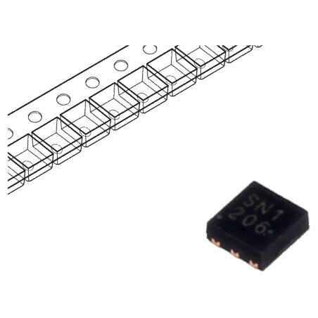 Tranzistor N-MOSFET 30V 9A uDFN6 ESD | Electronic-mag.ro | Componente Electronice