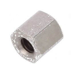 Piuliță distanțieră filetată 5mm UNC4-40 alamă | Electronic-mag.ro | Componente Electronice