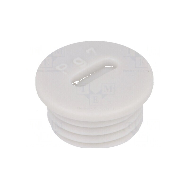 Capac de protecție PG7 IP54 polistiren gri deschis 6mm | Electronic-mag.ro | Componente Electronice