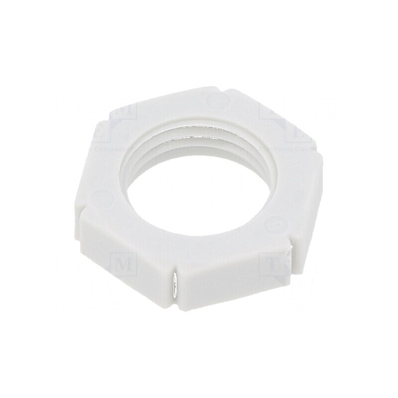 Piuliță PG7 poliamidă gri deschis 20-90°C | Electronic-mag.ro | Componente Electronice