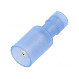 Terminal rotund tată Ø 5mm pentru cablu 1,5÷2,5mm² crimpat | Electronic-mag.ro | Componente Electronice