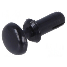 Diblu poliamidă 4,8mm x 2,1mm negru | Electronic-mag.ro | Componente Electronice