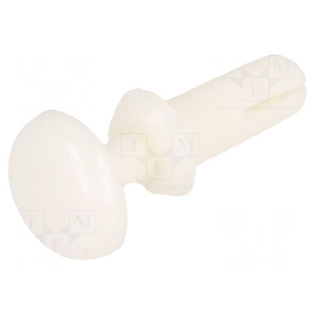 Diblu poliamidă 4,8mm 2,1mm albă | Electronic-mag.ro | Componente Electronice