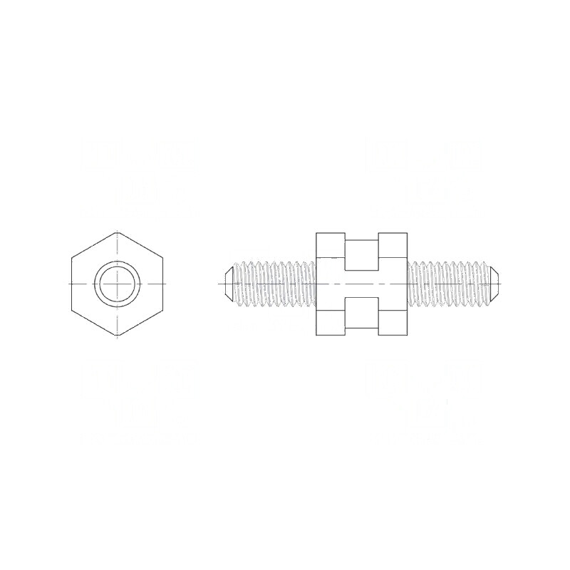 Manșon distanțier hexagonal poliamidă 66 M3 5mm negru | Electronic-mag.ro | Componente Electronice Manșon distanțier hexagonal poliamidă 66 M3 5mm negru | Electronic-mag.ro | Componente Electronice