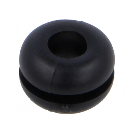 Manșon PVC negru 6,4mm x 4mm, 0÷80°C | Electronic-mag.ro | Componente Electronice