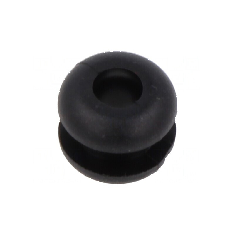 Manșon negru pentru montare Ø 6,4mm, Ø orificiu 4mm, grosime panou max. 3mm | Electronic-mag.ro | Componente Electronice Manșon negru pentru montare Ø 6,4mm, Ø orificiu 4mm, grosime panou max. 3mm | Electronic-mag.ro | Componente Electronice