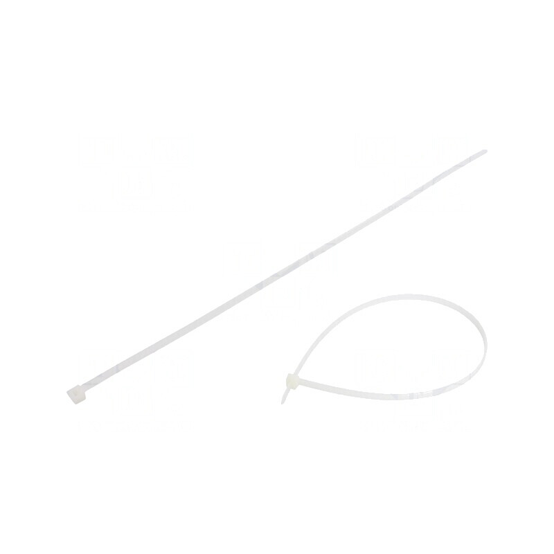 Colier de strângere poliamidă 550mm 7,6mm 533N naturală | Electronic-mag.ro | Componente Electronice