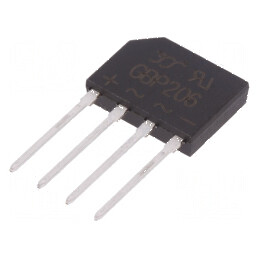 Punte redresoare monofazat Urmax 600V 2A 60A | Electronic-mag.ro | Componente Electronice