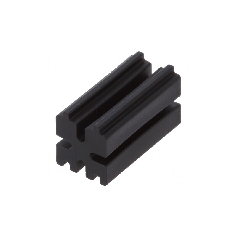 Bucșă de distanțare LED 3mm x 10mm neagră UL94V-0 | Electronic-mag.ro | Componente Electronice