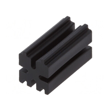 Bucșă de distanțare LED 3mm x 10mm neagră UL94V-0 | Electronic-mag.ro | Componente Electronice