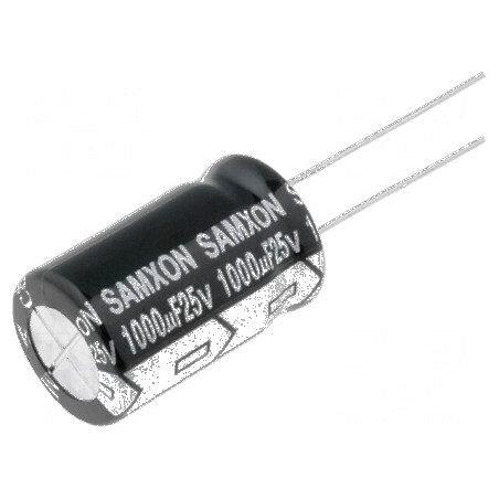 Condensator electrolitic low ESR THT 1000uF 25VDC Ø10x20mm | Electronic-mag.ro | Componente Electronice