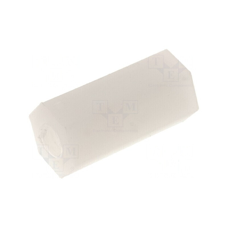 Piuliță distanțieră filetată hexagonală M3 din poliamidă 12mm | Electronic-mag.ro | Componente Electronice