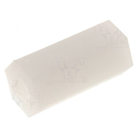 Piuliță distanțieră filetată hexagonală M3 din poliamidă 12mm | Electronic-mag.ro | Componente Electronice