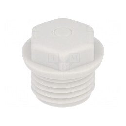 Capac de protecție M16 1,5 IP54 polietilenă gri -20÷80°C | Electronic-mag.ro | Componente Electronice