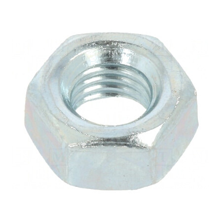 Piuliță hexagonală 1/4-28 din oțel cu acoperire zincată, 9,5mm | Electronic-mag.ro | Componente Electronice