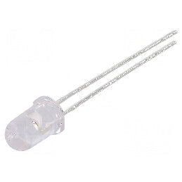 LED 5mm roșie 2900-5400mcd 30° convex | Electronic-mag.ro | Componente Electronice
