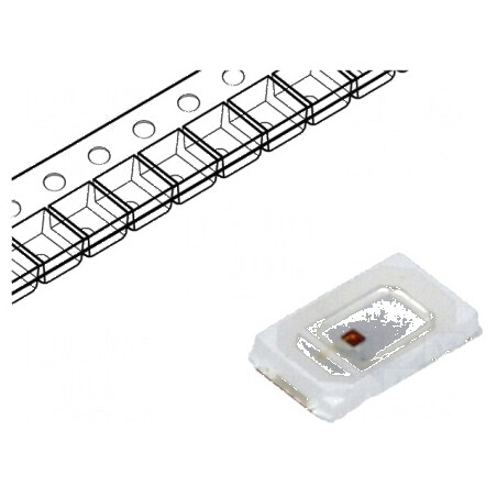 LED SMD 5730 roșie 10-15lm PLCC2 5,7x3x0,8mm 120° 150mA | Electronic-mag.ro | Componente Electronice