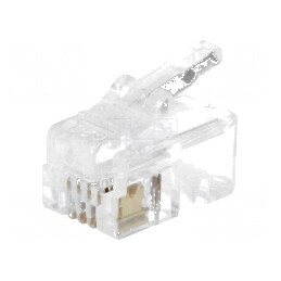 Conector RJ11 4p4c IDC, mufă crimpată | Electronic-mag.ro | Componente Electronice
