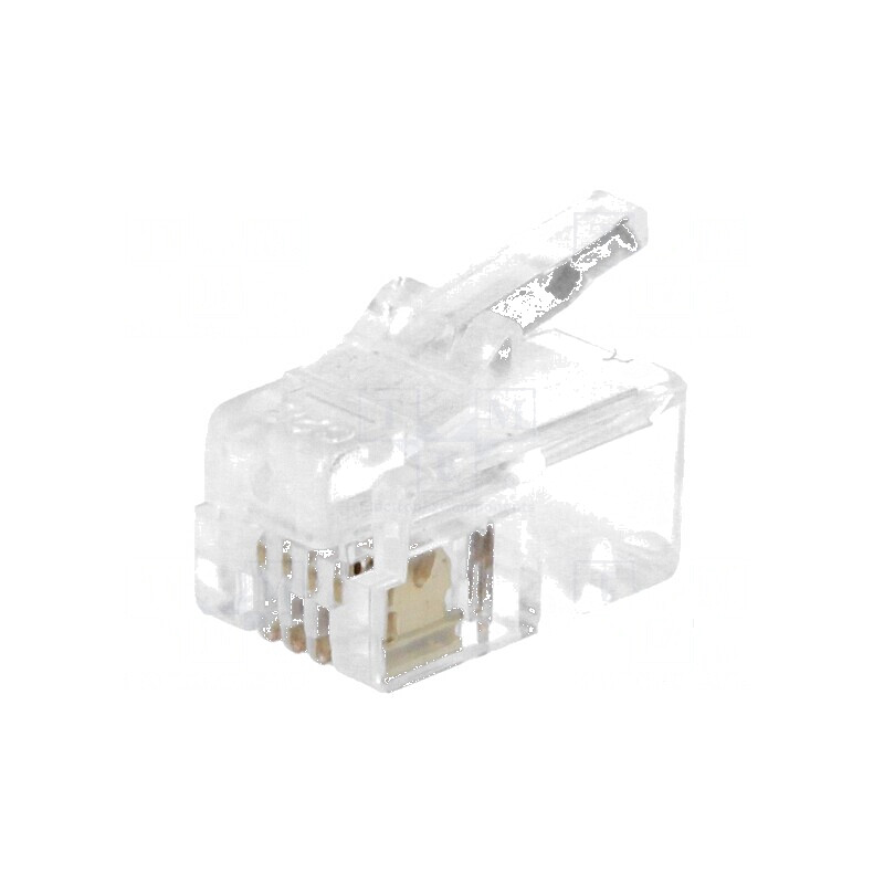 Conector RJ11 4p4c IDC, mufă crimpată | Electronic-mag.ro | Componente Electronice