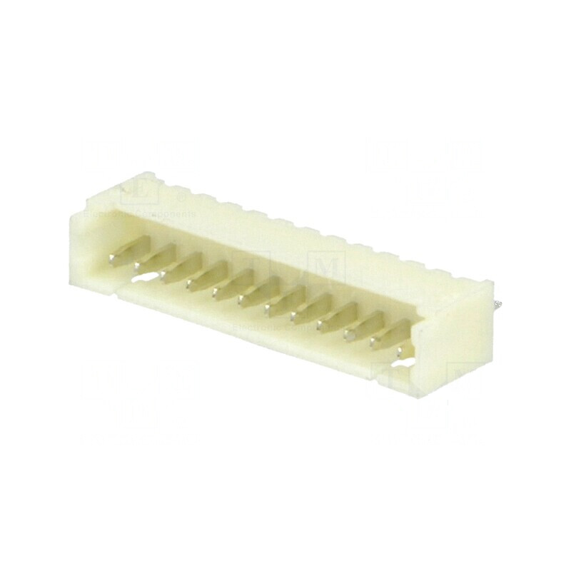 Conector cablu-placă soclu tată 1,25mm PIN 12 THT 125V 1A | Electronic-mag.ro | Componente Electronice