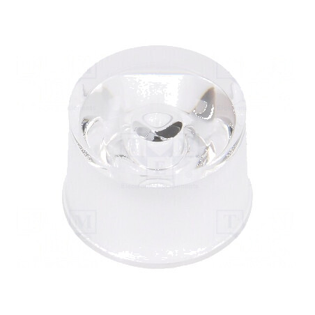 Lentilă LED rotundă incoloră 30° cu suport | Electronic-mag.ro | Componente Electronice