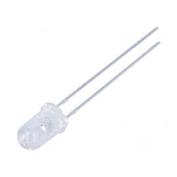 LED 5mm verde marin 6500mcd 20° convex | Electronic-mag.ro | Componente Electronice