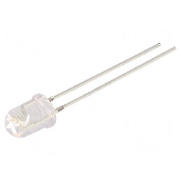 LED Verde 5,1mm 12000-14400mcd 30° Convex | Electronic-mag.ro | Componente Electronice