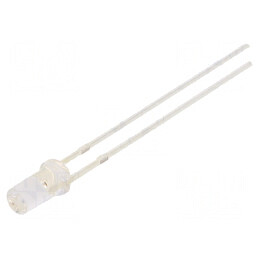 LED 3mm portocalie 750-1120mcd 50° plat 78mW | Electronic-mag.ro | Componente Electronice