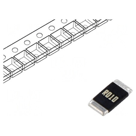 Rezistor SMD 2512 10mΩ 2W ±1% metal strip | Electronic-mag.ro | Componente Electronice