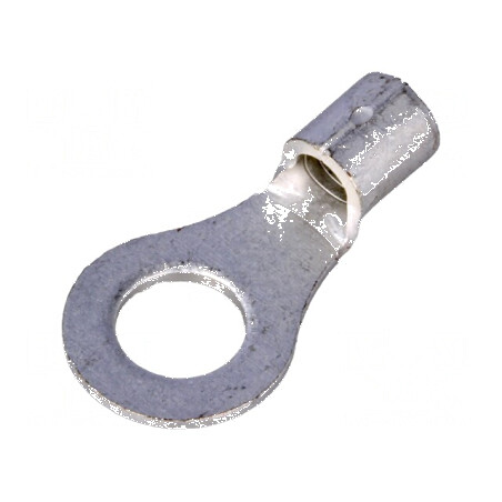 Vârf inelar M6 2,63-6,64mm² crimpat cablu neizolat 6,4mm | Electronic-mag.ro | Componente Electronice