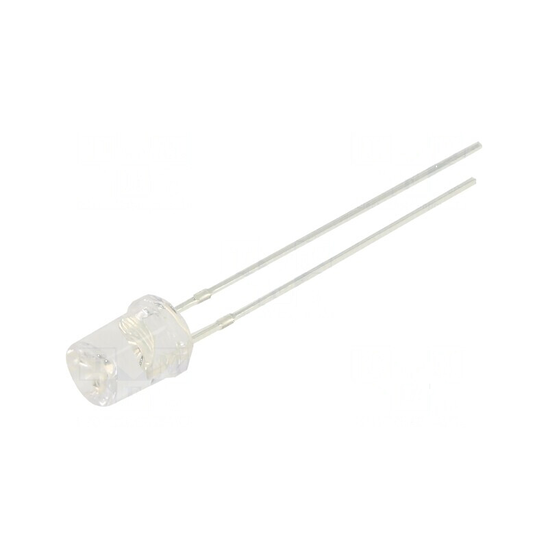 LED 5mm portocalie 500-750mcd 120° concav | Electronic-mag.ro | Componente Electronice