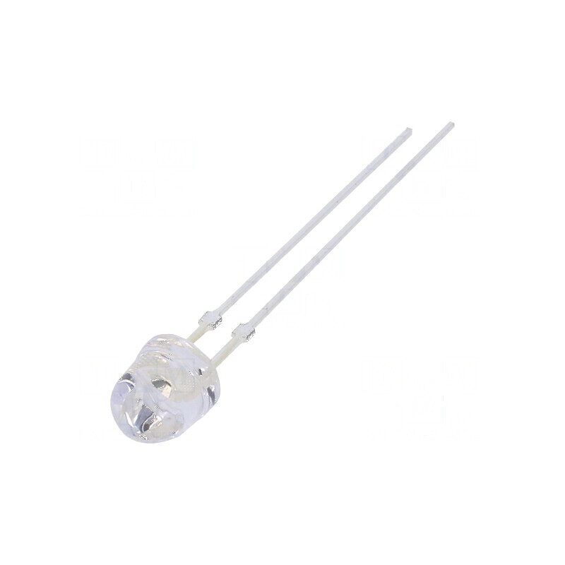 LED 4,9mm portocalie 3000-4200mcd 60° plat | Electronic-mag.ro | Componente Electronice