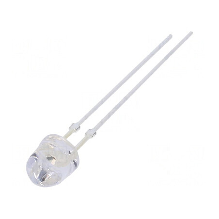 LED 4,9mm portocalie 3000-4200mcd 60° plat | Electronic-mag.ro | Componente Electronice