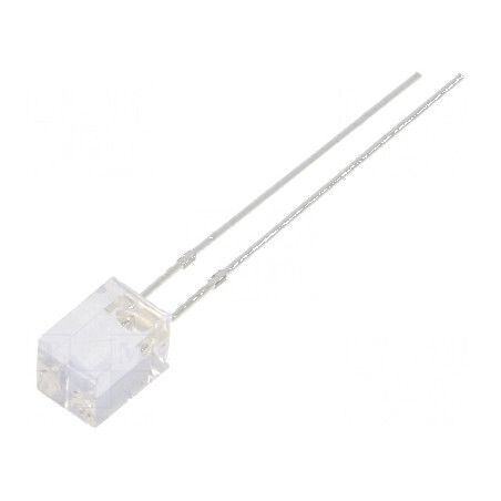 LED portocalie dreptunghiulară 5x5x7mm 750÷1000mcd 140° 20mA | Electronic-mag.ro | Componente Electronice
