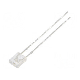 LED portocalie dreptunghiulară 2x4x5mm 750÷1120mcd 100° 20mA | Electronic-mag.ro | Componente Electronice
