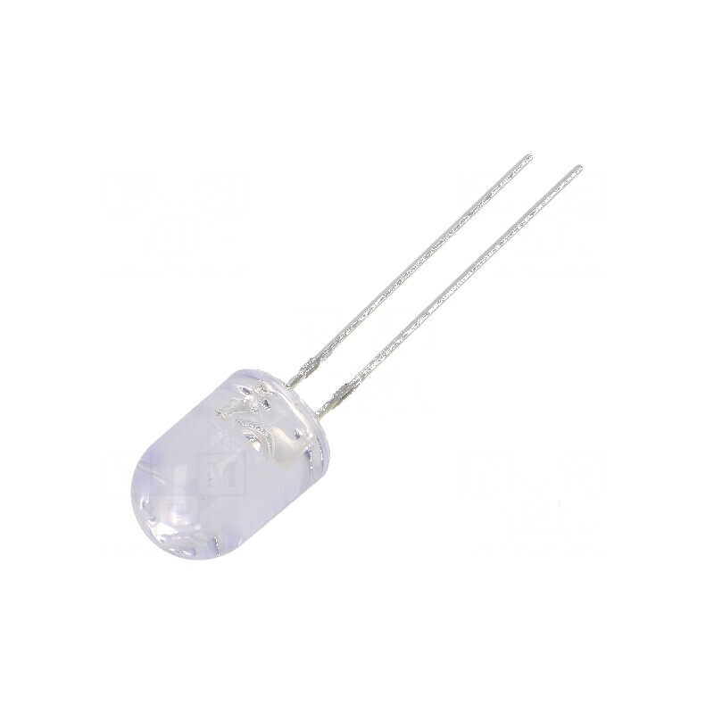 LED 8mm portocalie 10000÷12000mcd 30° convex | Electronic-mag.ro | Componente Electronice