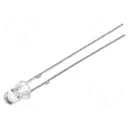 LED 3mm portocalie 1120-1560mcd 30° convex | Electronic-mag.ro | Componente Electronice