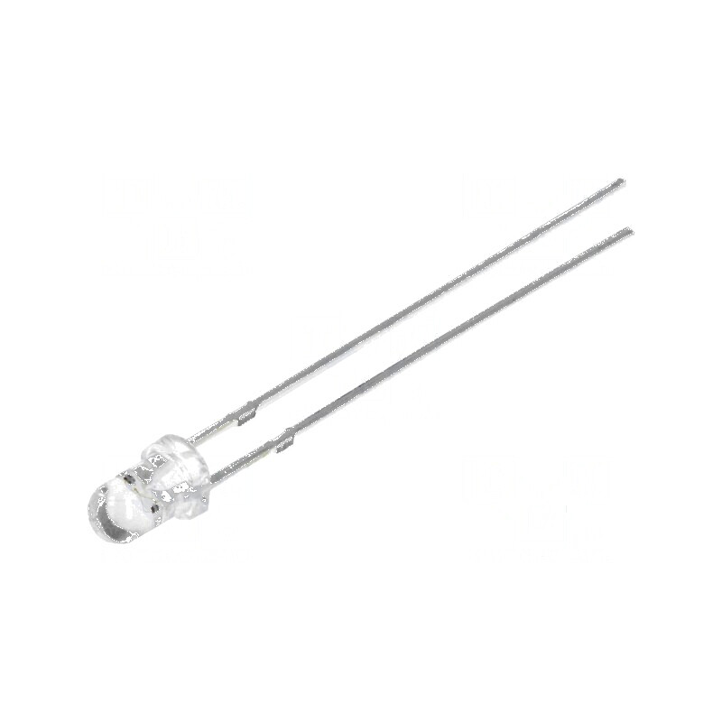 LED 3mm portocalie 1120-1560mcd 30° convex | Electronic-mag.ro | Componente Electronice