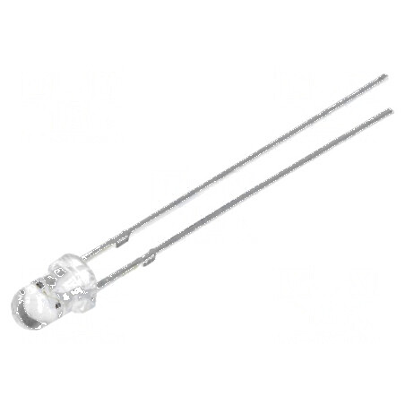 LED 3mm portocalie 1120-1560mcd 30° convex | Electronic-mag.ro | Componente Electronice