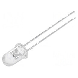 LED 5mm Verde 2180mcd 60° Convex | Electronic-mag.ro | Componente Electronice