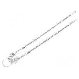 LED 3mm Alb Rece 4200-7000mcd 30° Convex | Electronic-mag.ro | Componente Electronice