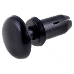 Diblu poliamidă neagră 3mm UL94V-2 | Electronic-mag.ro | Componente Electronice