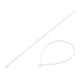 Colier de strângere poliamidă 240mm 2,8mm 110N naturală | Electronic-mag.ro | Componente Electronice