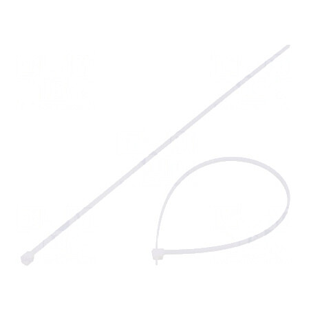 Colier de strângere poliamidă 240mm 2,8mm 110N naturală | Electronic-mag.ro | Componente Electronice