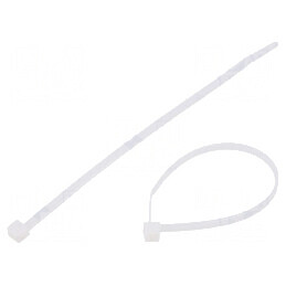 Colier de strângere poliamidă 150mm x 3,5mm 135N naturală | Electronic-mag.ro | Componente Electronice