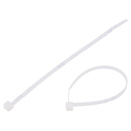 Colier de strângere poliamidă 150mm x 3,5mm 135N naturală | Electronic-mag.ro | Componente Electronice