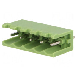 Regletă de conexiuni deconectabilă 5 pini, 5 piste | Electronic-mag.ro | Componente Electronice