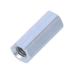 Piuliță distanțieră filetată 10mm M2,5 hexagonală | Electronic-mag.ro | Componente Electronice