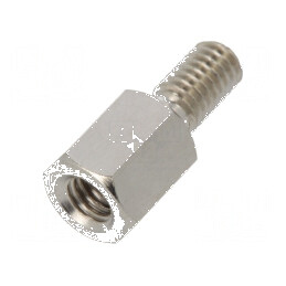 Piuliță distanțieră filetată 6mm M3 | Electronic-mag.ro | Componente Electronice