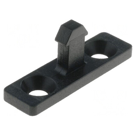 Clichet 15mm Negru | Electronic-mag.ro | Componente Electronice